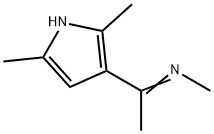 Methanamine, N-[1-(2,5-dimethyl-1H-pyrrol-3-yl)ethylidene]- (9CI) Structural
