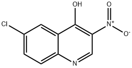 6-CHLORO-3-NITROQUINOLIN-4-OL
 Structural