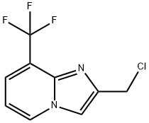 IMidazo[1,2-a]pyridine, 2-(chloroMethyl)-8-(trifluoroMethyl)- Structural