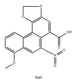 ARISTOLOCHIC ACID SODIUM SALT Structural