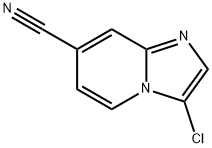 IMidazo[1,2-a]pyridine-7-carbonitrile, 3-chloro- Structural