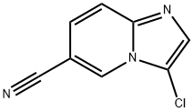 IMidazo[1,2-a]pyridine-6-carbonitrile, 3-chloro- Structural