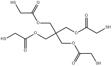 Pentaerythritol tetrakis(2-mercaptoacetate) Structural