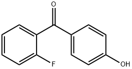 2-FLUORO-4'-HYDROXYBENZOPHENONE Structural