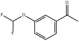 3'-(Difluoromethoxy)acetophenone Structural