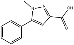 1-METHYL-5-PHENYL-1H-PYRAZOLE-3-CARBOXYLIC ACID Structural