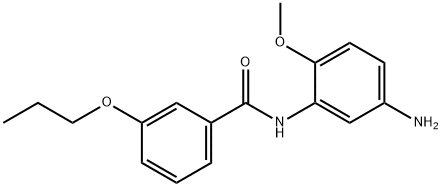 N-(5-Amino-2-methoxyphenyl)-3-propoxybenzamide Structural