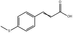 3-[4-(METHYLSULFANYL)PHENYL]ACRYLIC ACID Structural