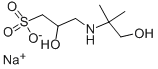 AMPSO sodium salt Structural