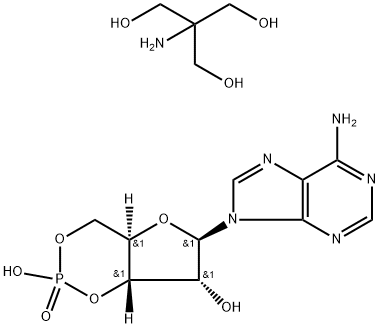 ADENOSINE 3':5'-CYCLIC MONOPHOSPHATE TRIS SALT Structural