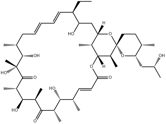 21-hydroxyoligomycin A Structural