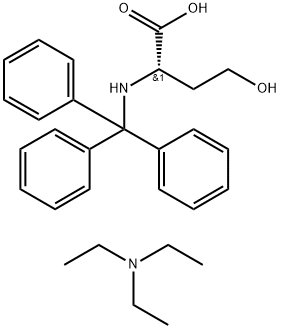 N-TRITYL-L-HOMOSERINE TRIETHYLAMINE SALT Structural