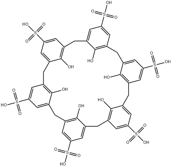 4-Sulfocalix[6]arene Hydrate,4-SULFONIC CALIX[6]ARENE,4-SULFOCALIX[6]ARENE,4-SULFOCALIX[6]ARENE (CONTAINS CA.15% WATER)