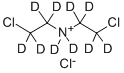 BIS(2-CHLOROETHYL)-D8-AMINE HCL Structural