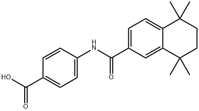 4-[(5,6,7,8-TETRAHYDRO-5,5,8,8-TETRAMETHYL-2-NAPHTHALENYL)CARBOXAMIDO]BENZOIC ACID Structural