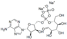 ADENOSINE-5'-DIPHOSPHOGLUCOSE Structural Picture