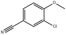 3-CHLORO-4-METHOXYBENZONITRILE Structural