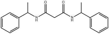 N,N''-BIS-(1-PHENYL-ETHYL)-MALONAMIDE Structural