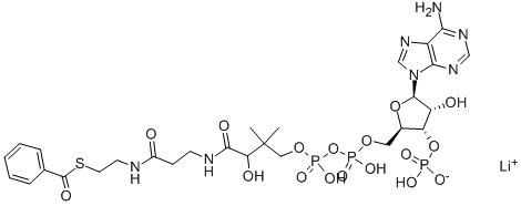 BENZOYL COENZYME A LITHIUM SALT Structural