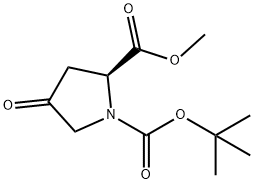 N-Boc-4-oxo-L-Proline methyl ester Structural