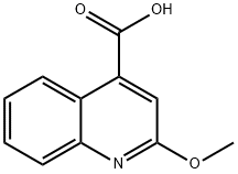 2-METHOXY-QUINOLINE-4-CARBOXYLIC ACID Structural