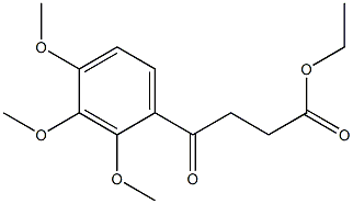 ETHYL 4-(2,3,4-TRIMETHOXYPHENYL)-4-OXOBUTANOATE Structural