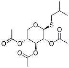 isobutyl 2,3,4-tri-O-acetyl-1-thio-beta-xylopyranoside Structural