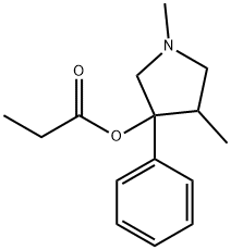 1,4-Dimethyl-3-phenyl-3-pyrrolidinol propionate