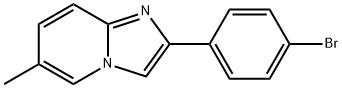 2-(4-BROMOPHENYL)-6-METHYLIMIDAZO(1,2-A& Structural