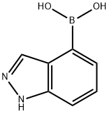 Indazole-4-boronic acid, hydrochloride Structural