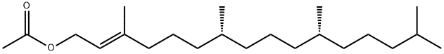 3,7,11,15-TETRAMETHYL-2-HEXADECENYL ACETATE Structural