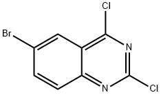 6-BROMO-2,4-DICHLOROQUINAZOLINE Structural