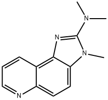 3-Methyl-2-dimethylamino-imidazo[4,5-F]quinoline Structural