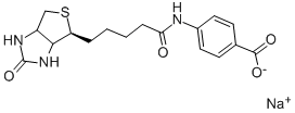 N-(+)-BIOTINYL-4-AMINOBENZOIC ACID SODIUM SALT,N-BIOTINYL-P-AMINOBENZOIC ACID SODIUM SALT