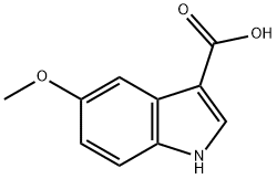 5-Methoxy-3-indolecarboxylic acid Structural