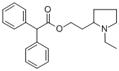 Diphenylacetic acid 2-(1-ethyl-2-pyrrolidinyl)ethyl ester