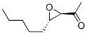 Ethanone, 1-[(2R,3S)-3-pentyloxiranyl]- (9CI) Structural