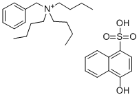 tributylbenzylammonium 4-hydroxynaphthalene-1-sulfonate Structural