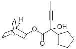 1-Cyclopenteneglycolic acid, alpha-(1-propynyl)-, 3-quinuclidinyl este r Structural