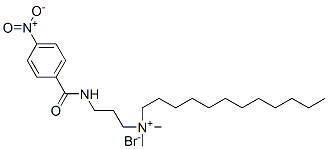 dodecyl-dimethyl-[3-[(4-nitrobenzoyl)amino]propyl]azanium bromide Structural