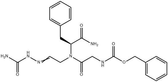 Z-GLY-PHE-GLY-ALDEHYDE SEMICARBAZONE Structural