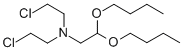 (Bis(2-chloroethyl)amino)acetaldehyde dibutyl acetal