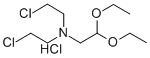 (Bis(2-chloroethyl)amino)acetaldehyde diethyl acetal hydrochloride Structural