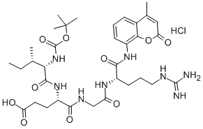 N-T-BOC-ILE-GLU-GLY-ARG 7-AMIDO-4-METHYL-COUMARIN HYDROCHLORIDE