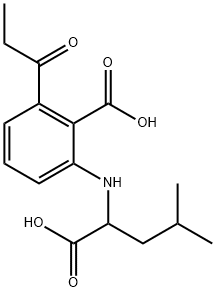 N-((R,S)-2-CARBOXY-3-PHENYLPROPIONYL)-L- LEUCINE Structural