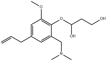 1,3-Propanediol, 3-(4-allyl-2-((dimethylamino)methyl)-6-methoxyphenoxy )-