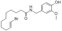 11-BROMO-N-VANILLYL-10-UNDECENAMIDE Structural