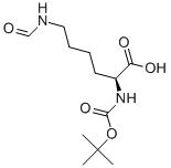 BOC-LYS(FOR)-OH Structural