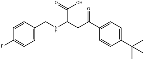 4-[4-(tert-butyl)phenyl]-2-[(4-fluorobenzyl)amino]-4-oxobutanoic acid