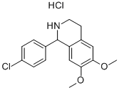 1-(4-CHLOROPHENYL)-6,7-DIMETHOXY-1,2,3,4-TETRAHYDROISOQUINOLINE HYDROCHLORIDE Structural